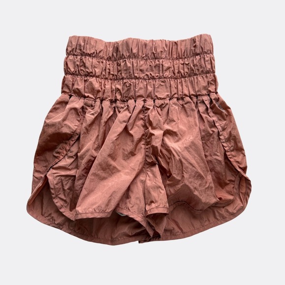 FP Movement by Free People The Way Home Shorts Brushed Apricot High Rise Sz XS - Picture 2 of 5